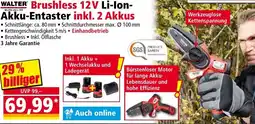 Norma WALTER Brushless 12V Li-Ion Akku-Entaster inkl. 2 Akkus Angebot