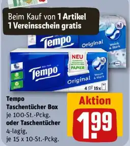 nahkauf Tempo Taschentücher Box Angebot