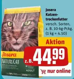 REWE Josera Katzen-trockenfutter Angebot