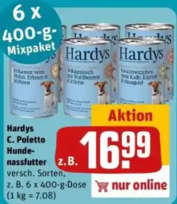 REWE Hardys C. Poletto Hunde-nassfutter Angebot