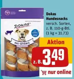 REWE Dokas Hundesnacks Angebot