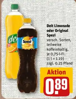 nahkauf Deit Limonade oder Original Spezi Angebot