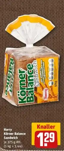 nahkauf Harry Körner Balance Sandwich Angebot