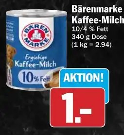 HIT Bärenmarke Kaffee-Milch Angebot