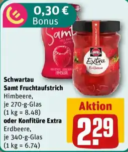 nahkauf Schwartau Samt Fruchtaufstrich Himbeere Angebot