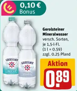 nahkauf Gerolsteiner Mineralwasser Angebot