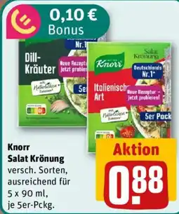 nahkauf Knorr Salat Krönung Angebot