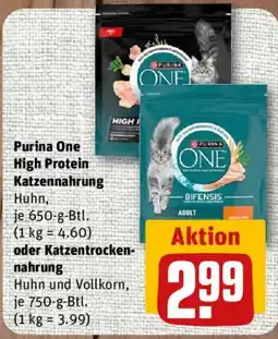 nahkauf Purina One High Protein Katzennahrung Angebot