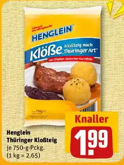 nahkauf Henglein Thüringer Kloßteig Angebot