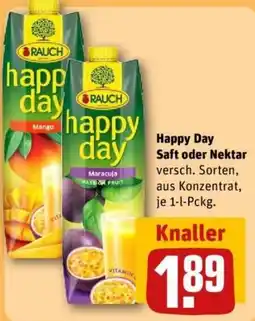 REWE Happy Day Saft oder Nektar Angebot