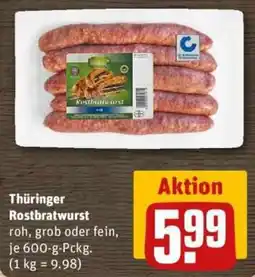 REWE Thüringer Rostbratwurst Angebot