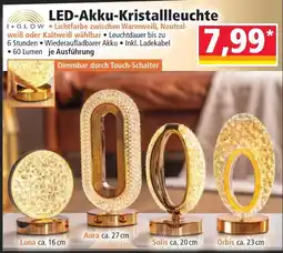Norma I-GLOW LED-Akku-Kristallleuchte Angebot