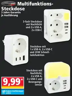 Norma Powertec Multifunktions Steckdose Angebot