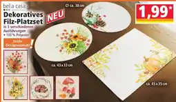 Norma bella casa Dekoratives Filz-Platzset Angebot