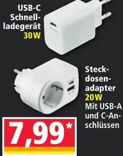 Norma Powertec USB-C Schnellladegerät Angebot