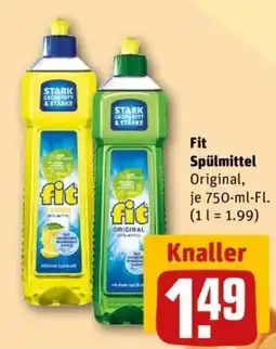 REWE Fit Spülmittel Original Angebot