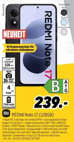 MEDIMAX REDMI Note 17 (128GB) Angebot