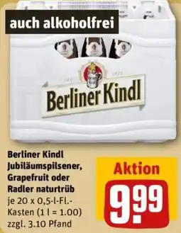 REWE Berliner Kindl Jubiläumspilsener Angebot