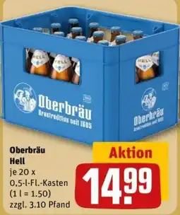 REWE Oberbräu Hell Angebot