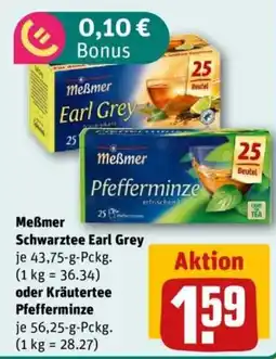 REWE Meßmer Schwarztee Earl Grey Angebot