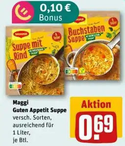 REWE Maggi Guten Appetit Suppe Angebot