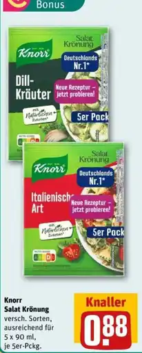 REWE Knorr Salat Krönung Angebot