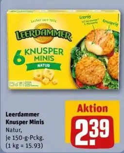 REWE Leerdammer Knusper Minis Natur Angebot