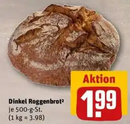 REWE Dinkel Roggenbrot² Angebot