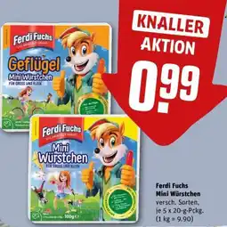 REWE Ferdi Fuchs Mini Würstchen Angebot