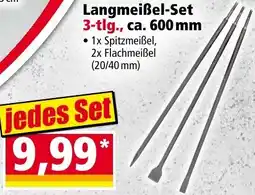 Norma Langmeißel-Set 3-tlg. Angebot