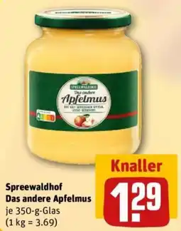 REWE Spreewaldhof Das andere Apfelmus Angebot