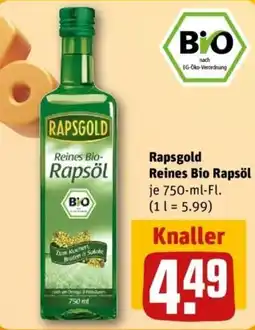 REWE Rapsgold Reines Bio Rapsöl Angebot