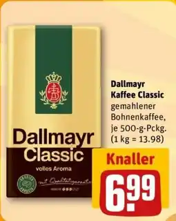 REWE Dallmayr Kaffee Classic Angebot