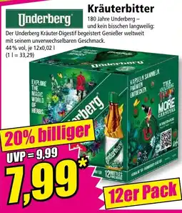 Norma Underberg Kräuterbitter Angebot