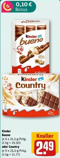 REWE Kinder Bueno Angebot