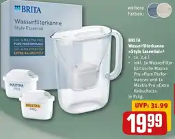 REWE BRITA Wasserfilterkanne Style Essential Angebot