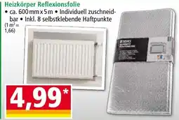 Norma Heizkörper Reflektionfolie Angebot