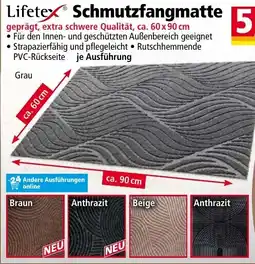 Norma Lifetex Schmutzfangmatte Angebot