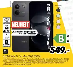 MEDIMAX REDMI Note 17 Pro Max 5G Angebot