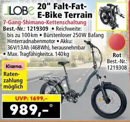 Norma LOBE 20" Falt-Fat-E-Bike Terrain Angebot