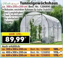 Norma Tunnelgewächshaus Angebot