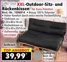 Norma bella casa XXL-Outdoor-Sitz- und Rückenkissen Angebot
