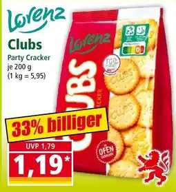 Norma Lorenz Clubs Party Cracker Angebot