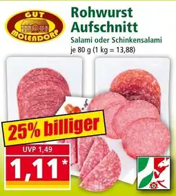 Norma Rohwurst Aufschnitt Angebot