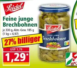 Norma Leidel Feine junge Brechbohnen Angebot