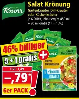 Norma Knorr Salat Krönung Angebot