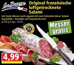 Norma La Bonesse Original französische luftgetrocknete Salami Angebot