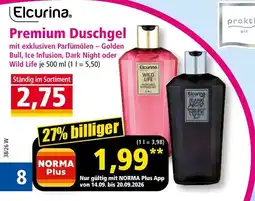 Norma Elcurina Premium Duschgel Angebot