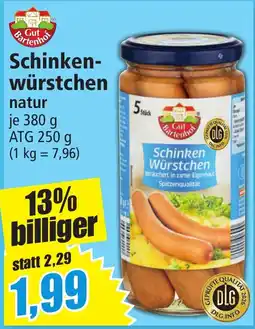 Norma Gut Bartenhof Schinken-würstchen Angebot