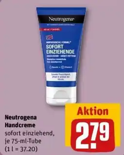 REWE Neutrogena Handcreme sofort einziehend Angebot